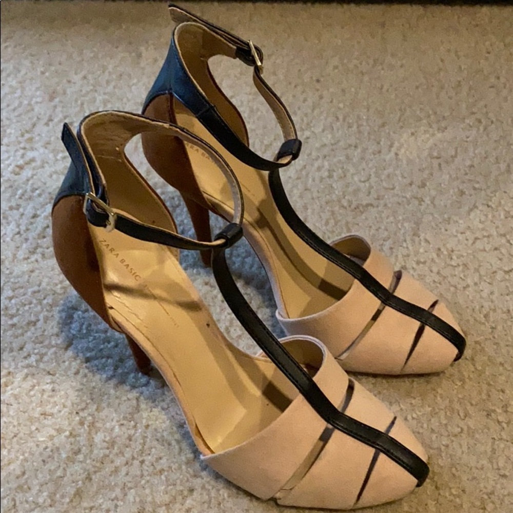 ZARA MULTI-COLORED HEEL